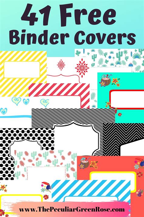 free printable binder covers.